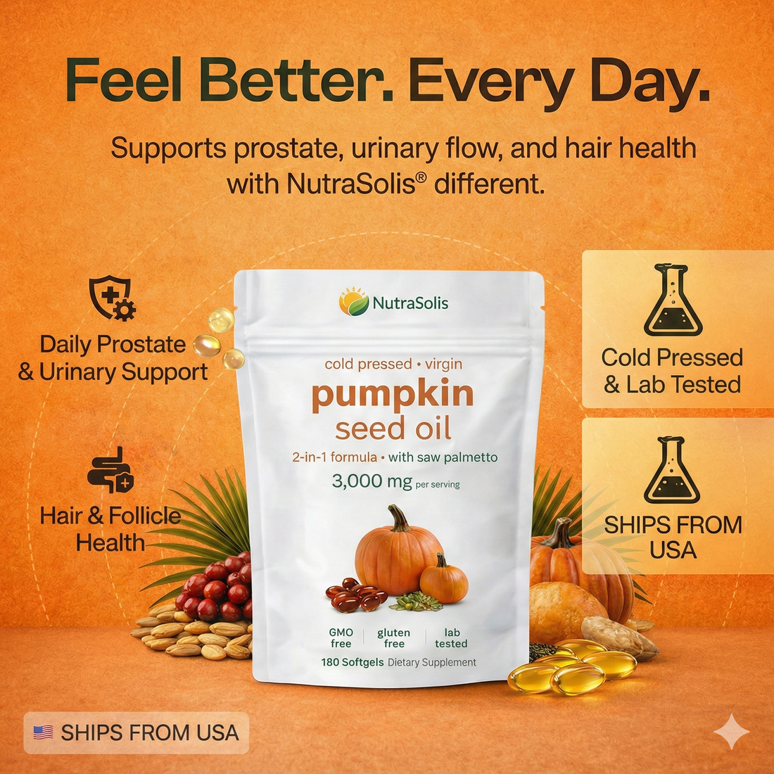 Pumpkin Seed Oil Softgels